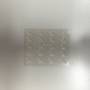 3D Sticker weiss XF 128